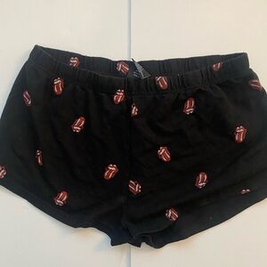 The Rolling Stones printed lounge shorts